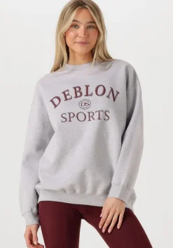 DEBLON SPORTS lichtgrijze sweater lilou sweater>DAMES Truien & Vesten