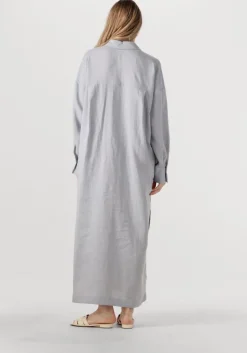 DRYKORN lichtgrijze maxi jurk dravena><noscript><img width=