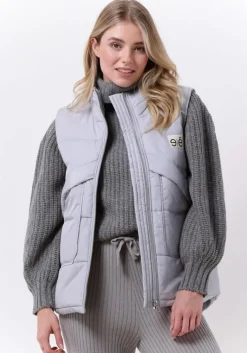 ESMÉ STUDIOS lichtgrijze esmé studios bodywarmer aimie quilt vest>DAMES Jassen