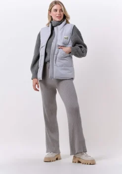 ESMÉ STUDIOS lichtgrijze esmé studios bodywarmer aimie quilt vest>DAMES Jassen