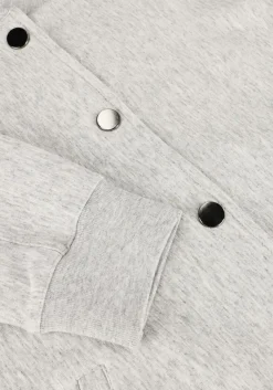 JANSEN AMSTERDAM lichtgrijze jack goldie jasje hvm 274 bomber long sleeve><noscript><img width=