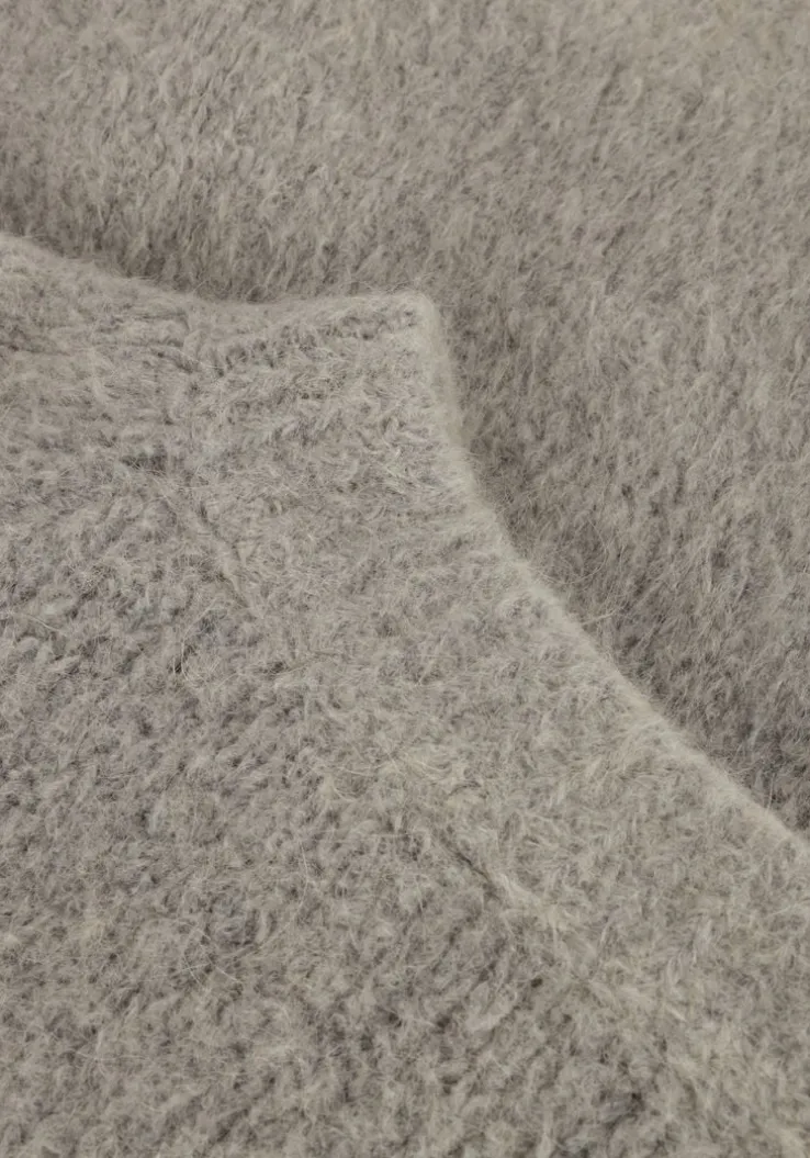 lichtgrijze notre-v trui nv-entia