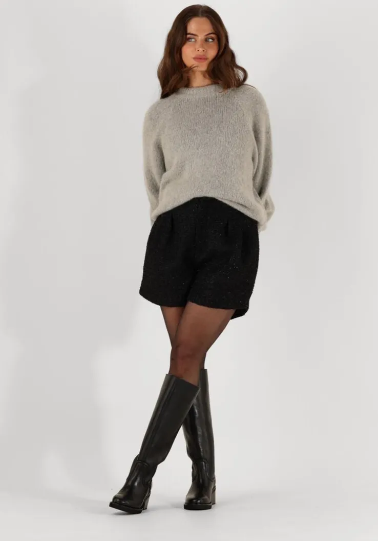 lichtgrijze notre-v trui nv-entia