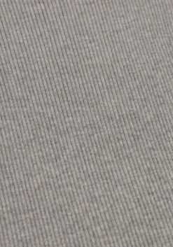 lichtgrijze rosemunde top silk top w/ lace