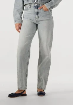 TOMMY JEANS lichtgrijze straight leg jeans layla hr slim str bi6012>DAMES Jeans