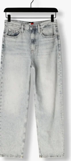 TOMMY JEANS lichtgrijze straight leg jeans layla hr slim str bi6012><noscript><img width=