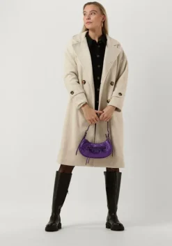 lichtgrijze ydence mantel coat georgia