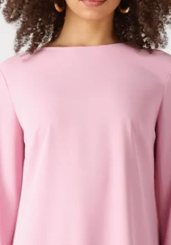 lichtroze ana alcazar mini jurk mix dress