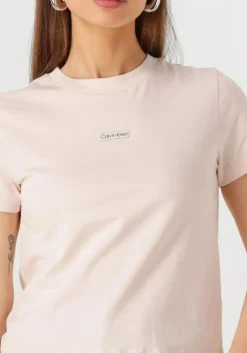 CALVIN KLEIN t-shirt placed institutional baby tee><noscript><img width=