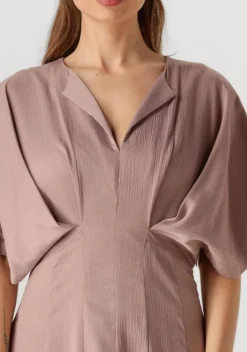 lichtroze copenhagen muse midi jurk vianna dress