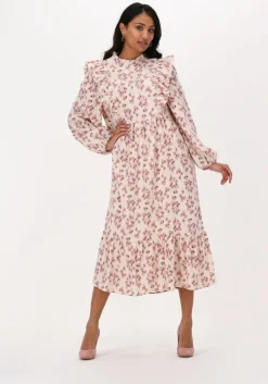 lichtroze lollys laundry maxi jurk cana