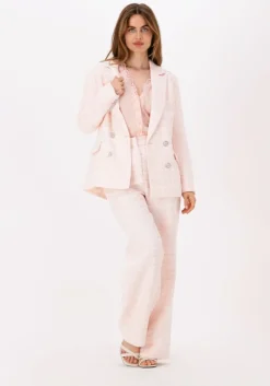 lichtroze na-kd pantalon tweed suit pants