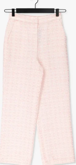 lichtroze na-kd pantalon tweed suit pants