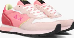 lichtroze sun68 lage sneakers ally color explosion