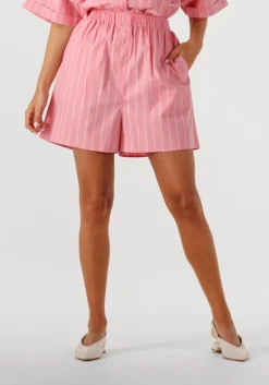 lichtroze withblack korte broek wblgunilla stripe shorts