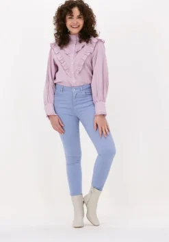 lila simple skinny jeans stretch jeans