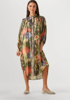 MES DEMOISELLES midi jurk bloom>DAMES Jurken