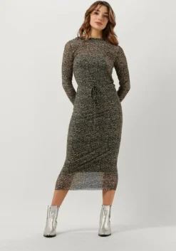 CATWALK JUNKIE midi jurk dr moss flowers mesh>DAMES Jurken