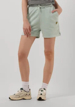 LYLE & SCOTT broeken pigment dye sweatshort>DAMES Broeken