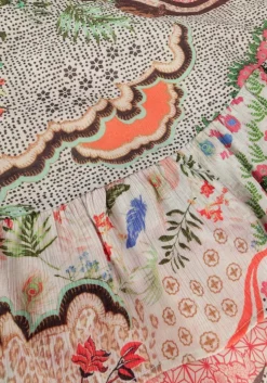 multi alix the label minirok ladies woven fancy mix skirt