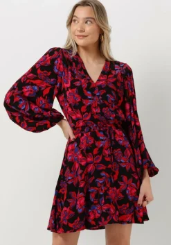 ALIX THE LABEL mini jurk ladies woven floral dress with smocked waist>DAMES Jurken