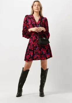 ALIX THE LABEL mini jurk ladies woven floral dress with smocked waist>DAMES Jurken