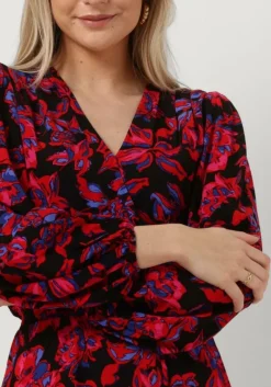 ALIX THE LABEL mini jurk ladies woven floral dress with smocked waist><noscript><img width=