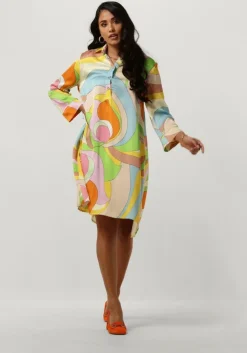 multi ana alcazar mini jurk shirt dress swing