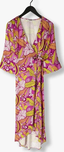 COLOURFUL REBEL maxi jurk lela floral wrap maxi dress><noscript><img width=