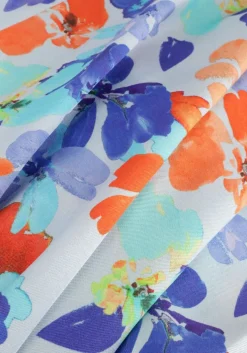 multi jansen amsterdam maxi jurk wp549 printed long wrap dress