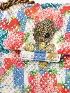 multi kurt geiger london schoudertas fabric mini kensington