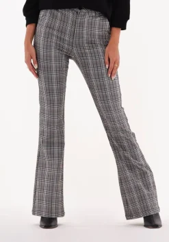 MINUS flared broek carma check flared pants>DAMES Broeken