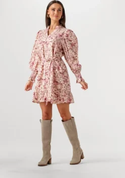 multi modström mini jurk meilamd print ls dress