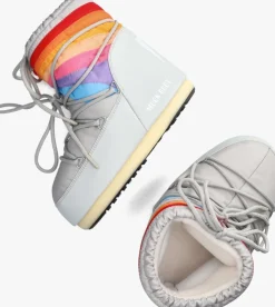 multi moon boot snowboots icon low rainbow