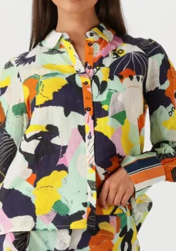 multi pom amsterdam blouses paradise linen