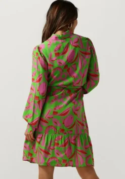 multi pom amsterdam midi jurk afrque dress