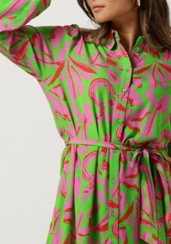 multi pom amsterdam midi jurk afrque dress