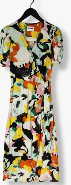 multi pom amsterdam midi jurk paradise dress