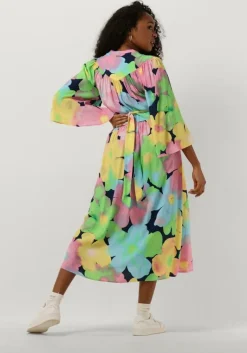 POM AMSTERDAM midi jurk cherry blossom dress><noscript><img width=