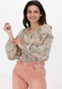 SUMMUM blouses top long sleeve sweet paisley>DAMES Blouses