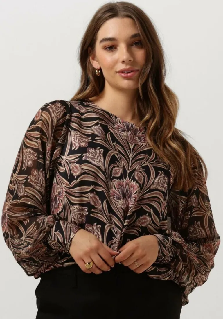 SUMMUM blouses top flowers viscose>DAMES Blouses