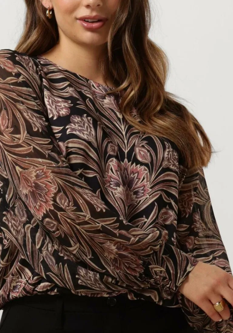 SUMMUM blouses top flowers viscose>DAMES Blouses