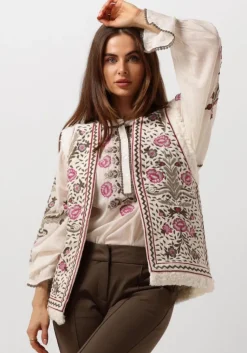 SUMMUM gilet gilet embroidered velours>DAMES Gilets|Blazers