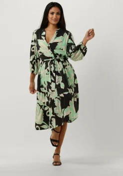 multi summum midi jurk dress floral print