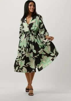 multi summum midi jurk dress floral print
