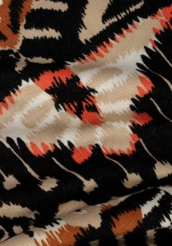 multi summum trui top ikat on wool blend