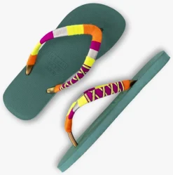 multi uzurii teenslippers indiana neon