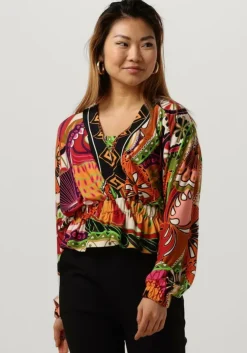 multi vanilia t-shirt printed fun batsleeve