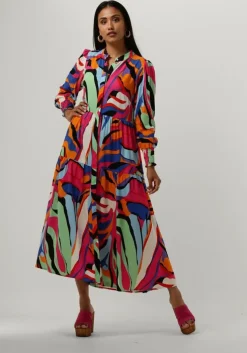 multi y.a.s. midi jurk yasalira ls long shirt dress s. noos