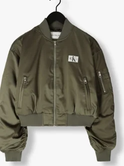 CALVIN KLEIN jack satin bomber><noscript><img width=